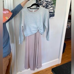 Anthropologie Gemini Twofer Sweater + Dress Set